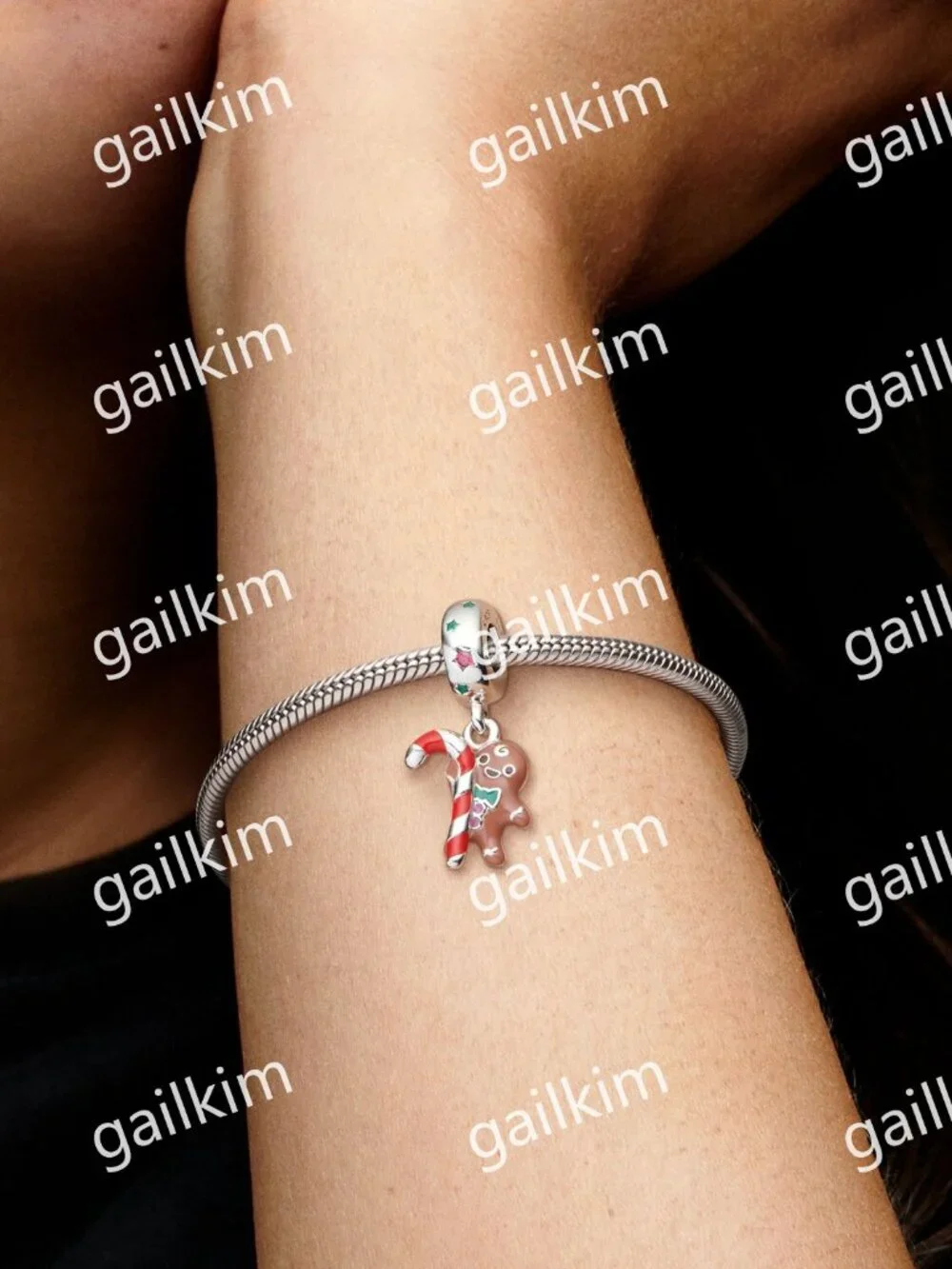 Pandora Gingerbread Man Dangle Charm